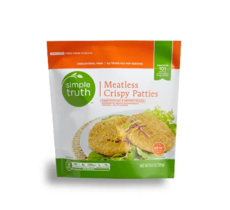 Kroger ST “Meatless Crispy Patties”: 4/5 decent chickn/fish?? patties